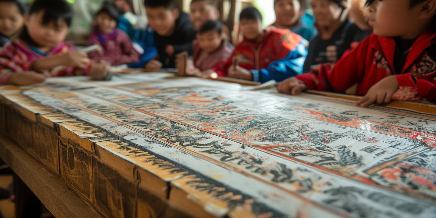 东昌府木版年画焕新颜,走进乡村学堂传承非遗技艺
